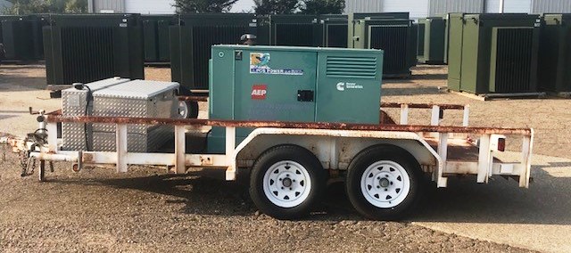 2006 PCS Power 14ft x 80in Utility Trailer w/ Cummins Generator (920665)